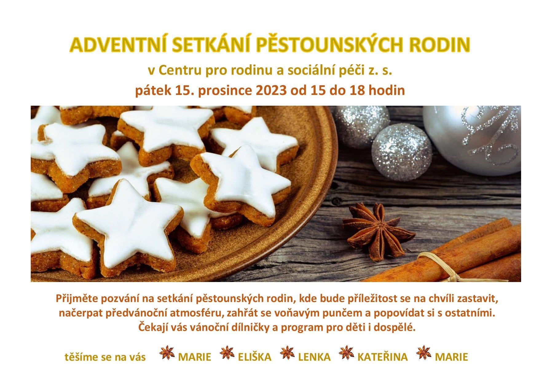 obrázek Adventní setkání pěstounských rodin